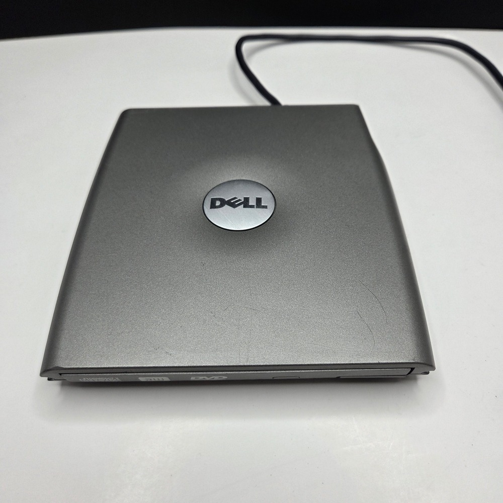 Dell External DVD CD-RW Drive D/Bay PD01S Latitude Precision Grey Vintage